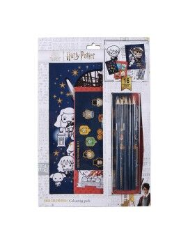 Set de Papelaria Harry Potter Azul 16 Peças