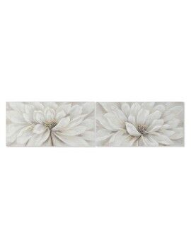 Cuadro Home ESPRIT Shabby Chic Amapola 120 x 3 x 60 cm (2 Unidades)