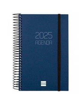 Agenda Finocam OPAQUE Azul 11,7 x 18,1 cm 2025