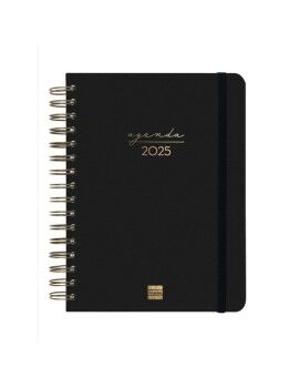 Agenda Finocam ALMA Negro A5 15,5 x 21,2 cm 2025