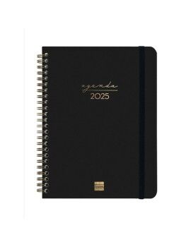 Agenda Finocam ALMA Negro A5 15,5 x 21,2 cm 2025