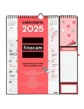 Calendario de pared Finocam Papel 2025 21,5 x 32,5 cm