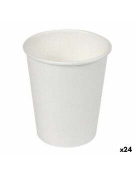 Set de Vasos Algon Cartón Desechables Blanco 24 Unidades (50 Piezas)