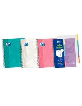 Cuaderno Oxford European Book 5 Microperforado 2 en 1 Pastel A5 10 Piezas