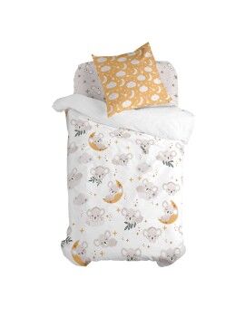 Juego de funda nórdica HappyFriday Moshi Moshi Baby Koala Multicolor Cama de 80 2 Piezas