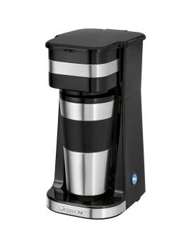 Cafetera Italiana Clatronic KW 3733 Negro Acero Acero Inoxidable 1 Taza