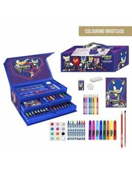 Set de Papelería Sonic Azul