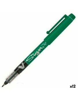 Boligrafo de tinta líquida Pilot V Sign Verde 0,6 mm (12 Unidades)