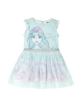 Vestido Frozen Turquesa