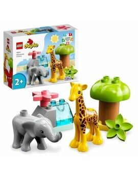 Playset Lego DUPLO African Wild Animals, 10 Peças