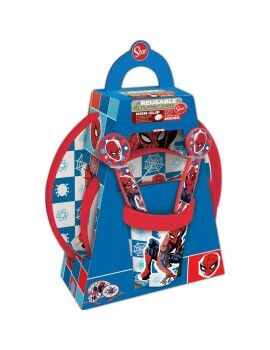 Conjunto de Louça Infantil Spider-Man CZ11308 Plástico (5 Peças)