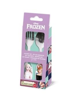 Conjunto de Talheres Frozen CZ11341 Aço inoxidável Infantil 2 Peças