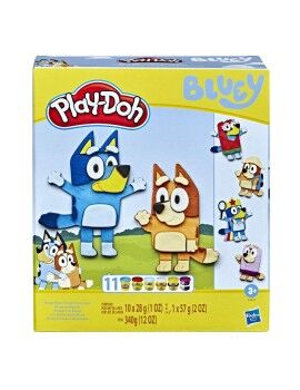 Jogo de Plasticina Hasbro Bluey 11 cores Multicolor