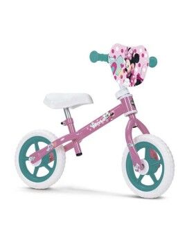 Bicicleta Infantil Minnie Mouse   10" Sin Pedales Rosa