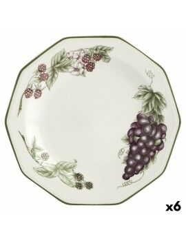 Plato de Postre Churchill Victorian Cerámica Loza (Ø 20,5 cm) (6 Unidades)