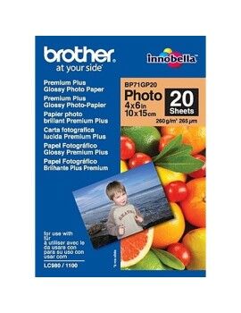 Papel Fotográfico Brilhante A3 (20 hojas) Brother BP-71GP20