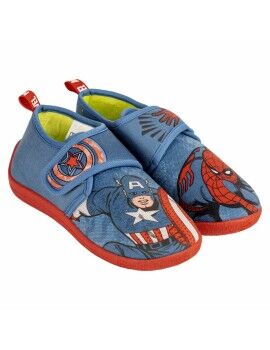 Zapatillas de Estar por Casa Marvel Velcro Azul oscuro