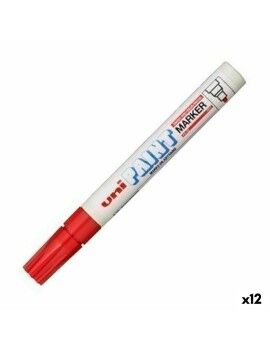 Rotulador permanente Uni-Ball PX-20 Rojo (12 Unidades)