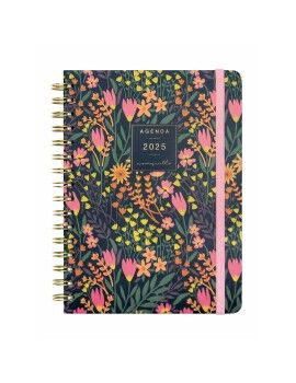 Agenda Finocam Moniquilla A5 15,5 x 21,2 cm 2025 Floral