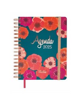 Agenda Finocam Talkual Quarto 15,5 x 21,7 cm 2025 Bloemen