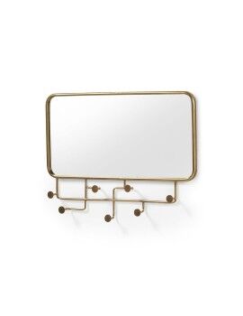 Hangende spiegel Alexandra House Living Dourado 80 x 60 x 6 cm