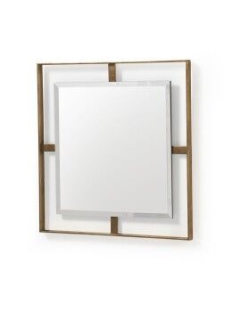 Hangende spiegel Alexandra House Living Dourado 71 x 71 x 3 cm