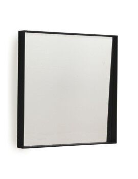 Espejo Colgante Alexandra House Living Negro 50 x 50 x 5 cm