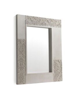 Espejo Colgante Alexandra House Living Blanco 80 x 100 x 5 cm