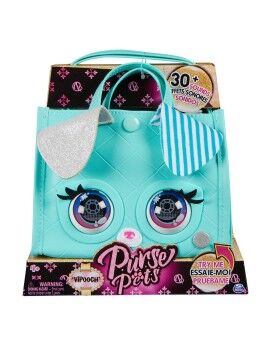 Mala a Tiracolo Spin Master Purse Pets Azul Claro Multicolor Multi