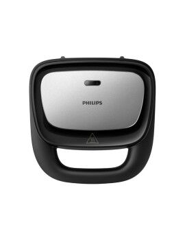 Sandwichera Philips HD2350/80 Negro/Plateado 750 W