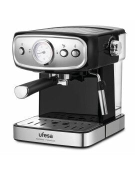 Cafetera Express de Brazo UFESA CE7244 1,5 L Negro Plateado 850 W