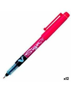 Bolígrafo de gel Pilot V Sign Pen Rojo 0,6 mm (12 Unidades)