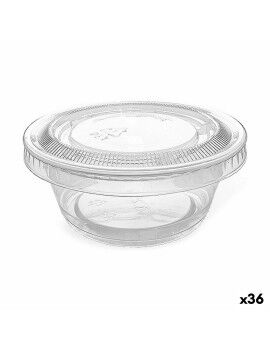 Set de cuencos reutilizables Algon Salsas 10 Piezas Plástico 100 ml (36 Unidades)