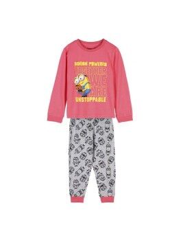 Pijama Infantil Minions Cor de Rosa