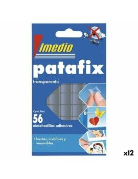 Adesivos Imedio Patafix Dupla face Transparente (12 Unidades)