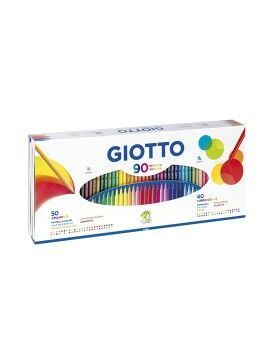 Conjunto GIOTTO Stilnovo Turbo Color Lápis de cores Rotuladores Multicolor (90 Peças)