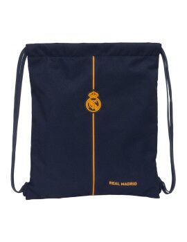 Bolsa Mochila con Cuerdas Real Madrid C.F. 2nd Kit 24/25 Azul marino 35 x 40 x 1 cm