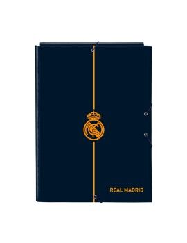 Carpeta de anillas Real Madrid C.F. 2nd Kit 24/25 Azul marino A4 26 x 33.5 x 2.5 cm