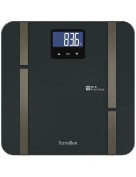 Báscula Digital de Baño Terraillon Master Fit Ultra Gris Vidrio 180 kg