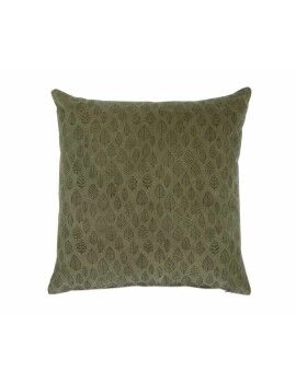 Almofada Alexandra House Living LEAVES Verde Veludo 50 x 1 x 50 cm