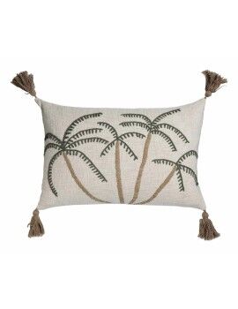 Almofada Alexandra House Living PALM Verde Bege 40 x 1 x 60 cm