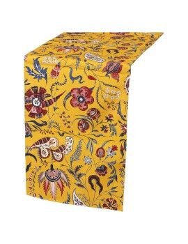 Camino de Mesa Alexandra House Living Amarillo Textil 33 x 180 x 1 cm Rectangular