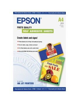 Papel adhesivo Epson C13S041106 A4 10 Hojas (1 unidad)