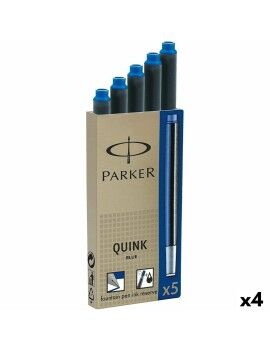 Recambio de tinta para pluma Parker Quink Ink 5 Piezas (4 Unidades)