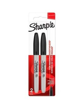 Rotulador permanente Sharpie Negro (2 Unidades)