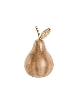 Figura Decorativa Home ESPRIT Dourado Natural Colonial Peru 9 x 9 x 15 cm