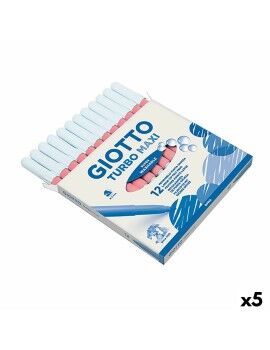 Set de Rotuladores Giotto Turbo Maxi Rosa (5 Unidades)