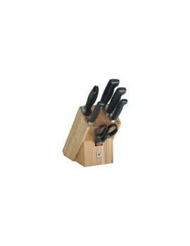 Conjunto de Facas de Cozinha e Suporte Zwilling 35068-002-0 Preto Aço Bambu Aço inoxidável...