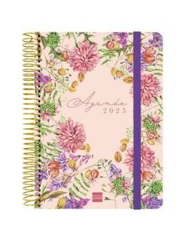 Agenda Finocam CLOE A5 15,5 x 21,2 cm 2025 Floral