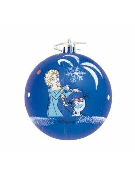 Bola de Natal Frozen Azul Branco 10 Unidades